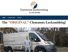 Tablet Screenshot of clemmonslocks.com